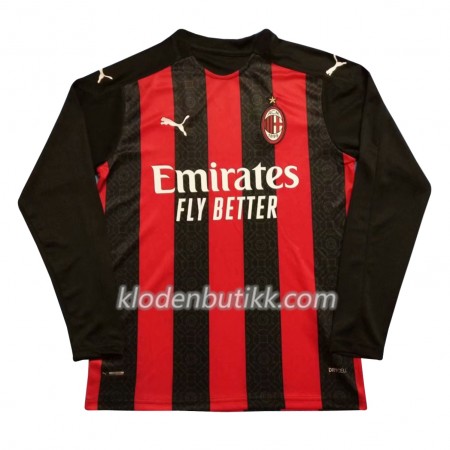 AC Milan Hjemme Fotballdrakt 2020-2021 Langermet